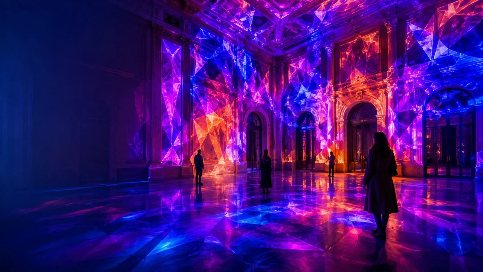 Salle immersive mappée avec HeavyM